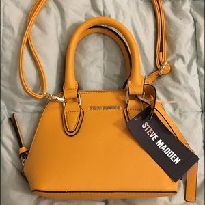 Steve Madden mustard small crossbody NEW